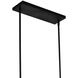 Tapedia 6 Light 41 inch Black Island/Pool Table Light Ceiling Light