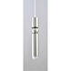 Canada 1 Light 2 inch Shiny Nickel Single Pendant Lighting Ceiling Light