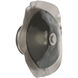 Cumulus LED 14 inch Beige Silver with Smoke Granite Glass Disc Surface Mount Light Ceiling Light, Medium