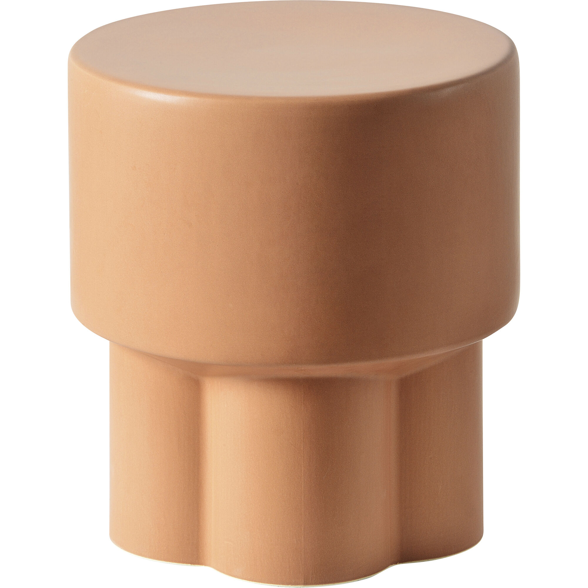 Mayflower 15 X 13 inch Matte Nougat Outdoor Side Table