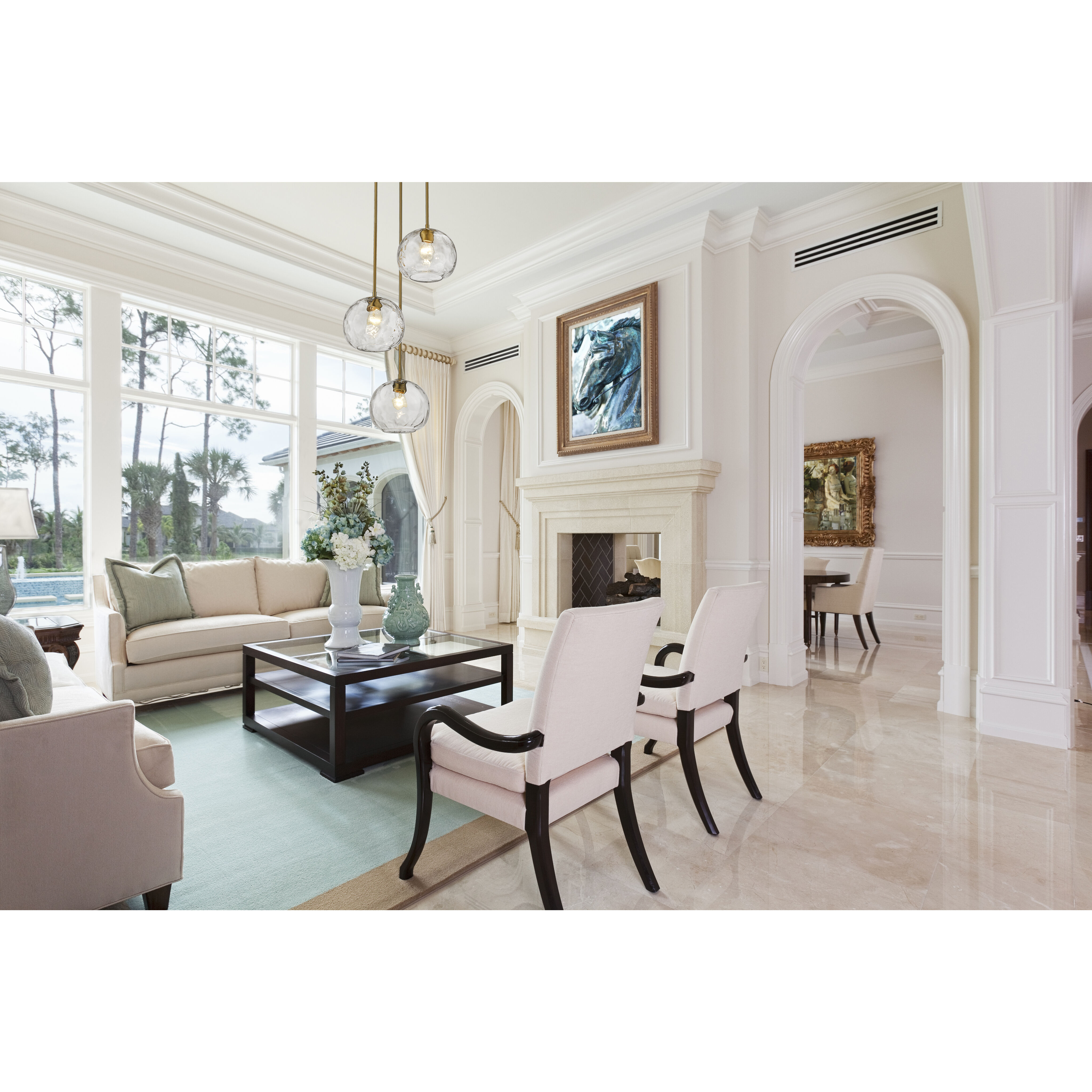 Chloe 3 Light 20 inch Olde Brass Chandelier Ceiling Light