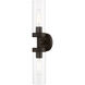 Ludlow 2 Light 4.25 inch Bronze Vanity Sconce Wall Light