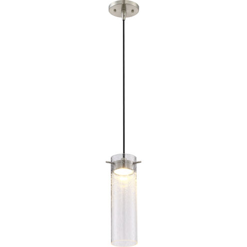 Pulse LED 3 inch Brushed Nickel Mini Pendant Ceiling Light