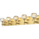 Graham 5 Light 32 inch Gold Wall Sconce Wall Light