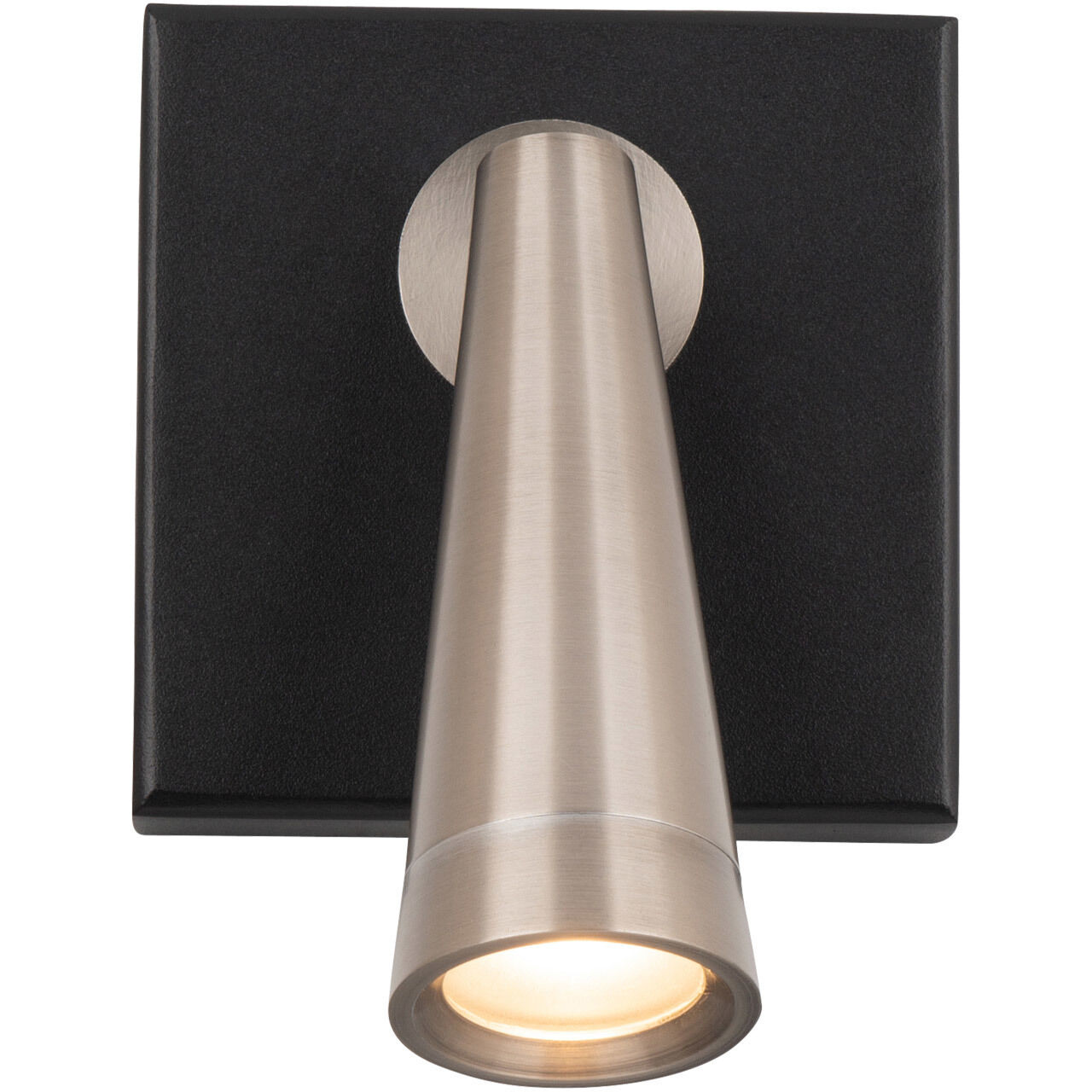 Arne Reading Light Wall Light in Black Brushed Nickel, dweLED