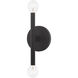 Copenhagen 2 Light 16 inch Black ADA ADA Sconce Wall Light 