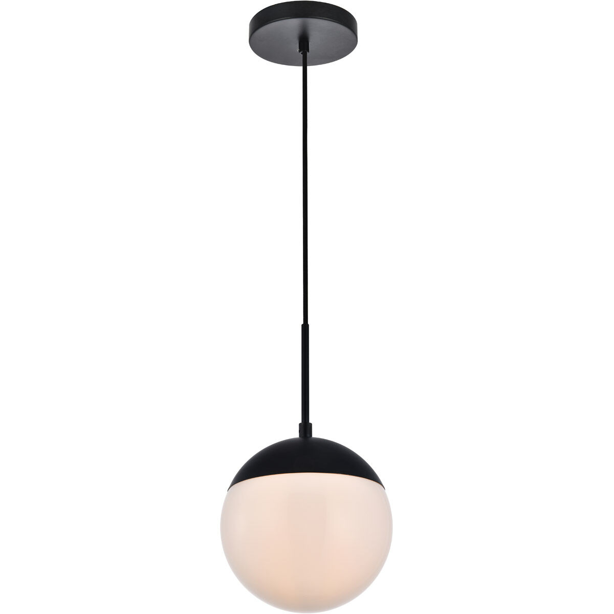 Oyster Bay 1 Light 8 inch Black Pendant Ceiling Light