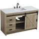 Austin 54 X 34 inch Natural Oak Bathroom Vanity Cabinet