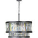Double Take 8 Light 30 inch Heritage Black Pendant Ceiling Light