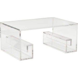 Wildwood 42 X 20 inch Clear Cocktail Table