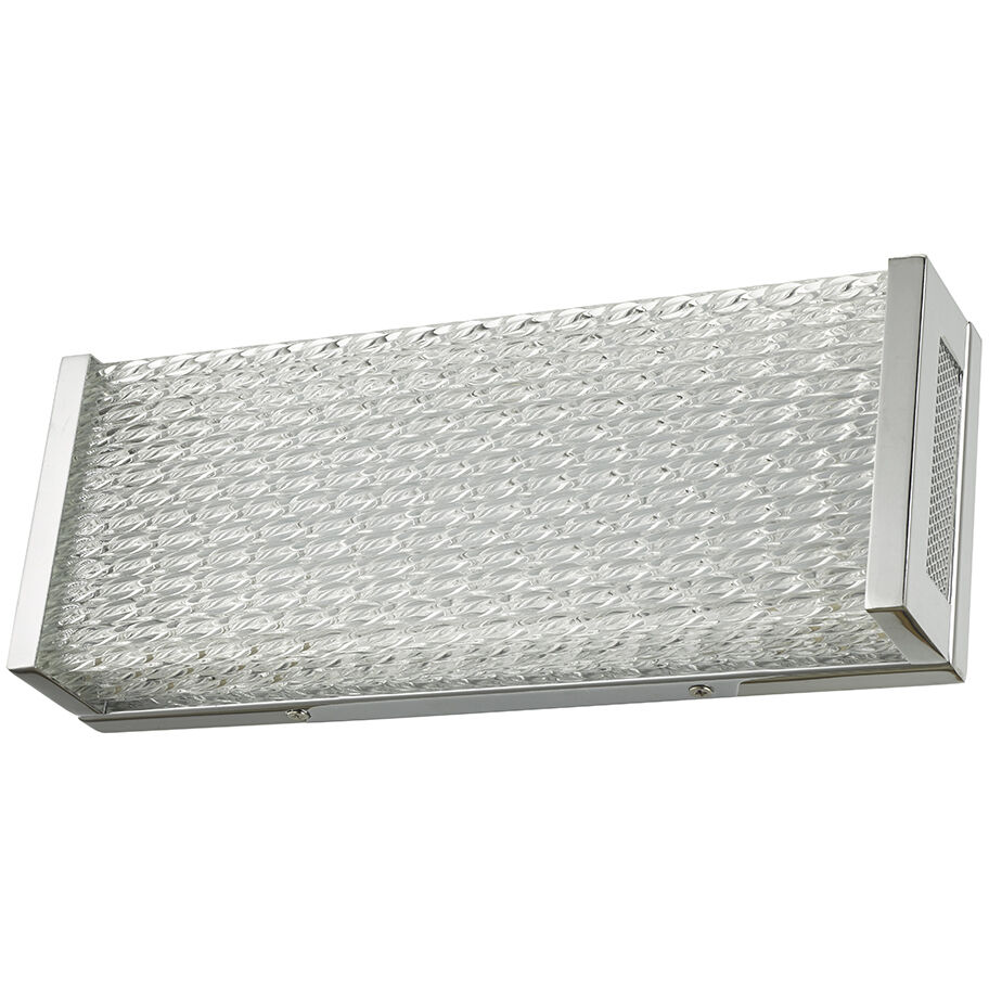 Evoke LED 12 inch Chrome Vanity Bar Light Wall Light