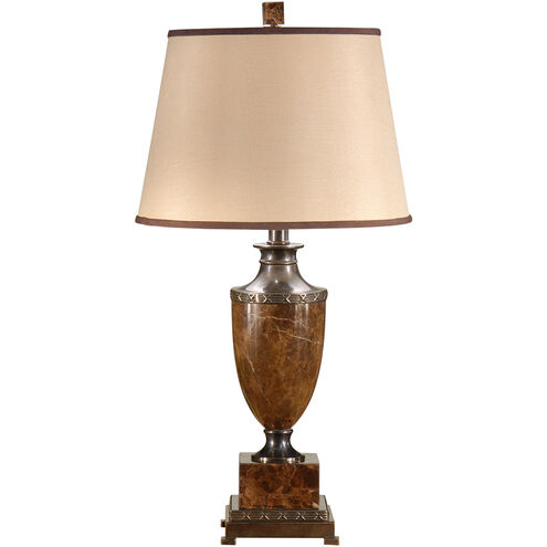 Wildwood 33 inch 100 watt Natural Brown Table Lamp Portable Light