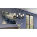 Overlook 6 Light 26 inch Earth Black Chandelier Ceiling Light