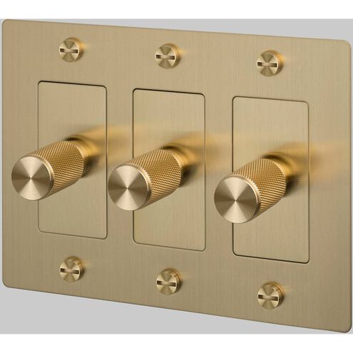 3G 100-120 Brass Dimmer Switch, LED
