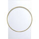 Trails 46 X 30 inch Gold LED Mirror