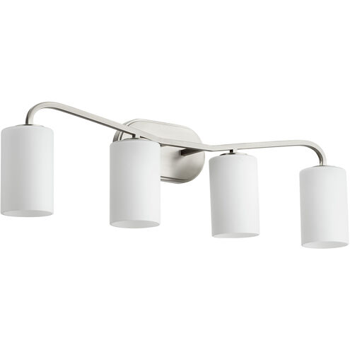 Rutherford 4 Light 31.5 inch Satin Nickel Vanity Light Wall Light