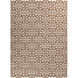 Archive 66 X 42 inch Dark Brown, Cream Rug