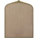 Naomi 36 X 27 inch Antique Brass Mirror