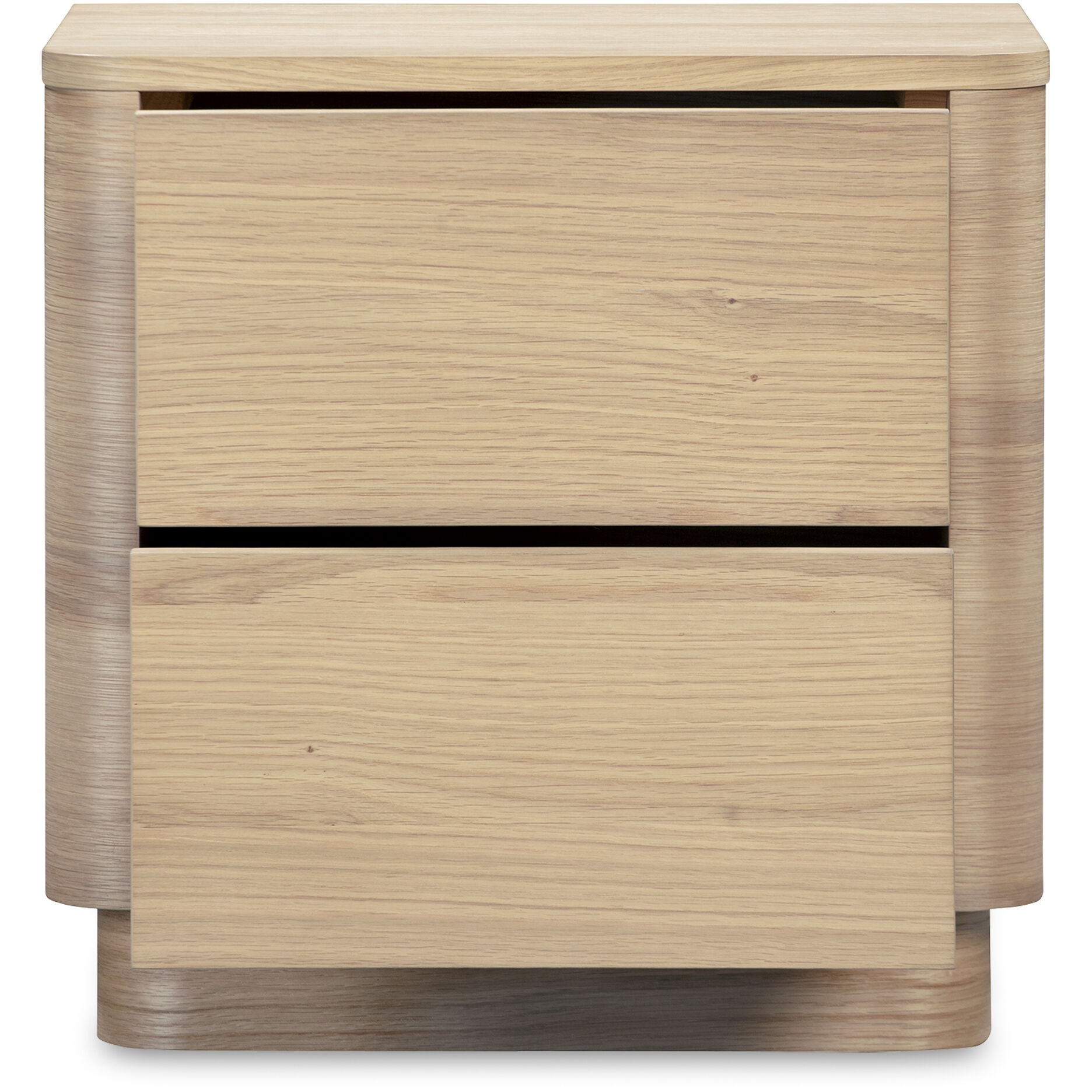 Round Off 20 X 20 inch Natural Nightstand, Tall