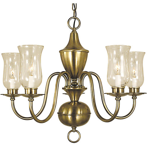 Jamestown 5 Light 25 inch Mahogany Bronze Dining Chandelier Ceiling Light