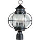 Portsmouth 3 Light 16 inch Oil Rubbed Bronze Outdoor Pole/Post Mount