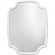 Selene 48 X 36 inch Textured White Resin Wall Mirror