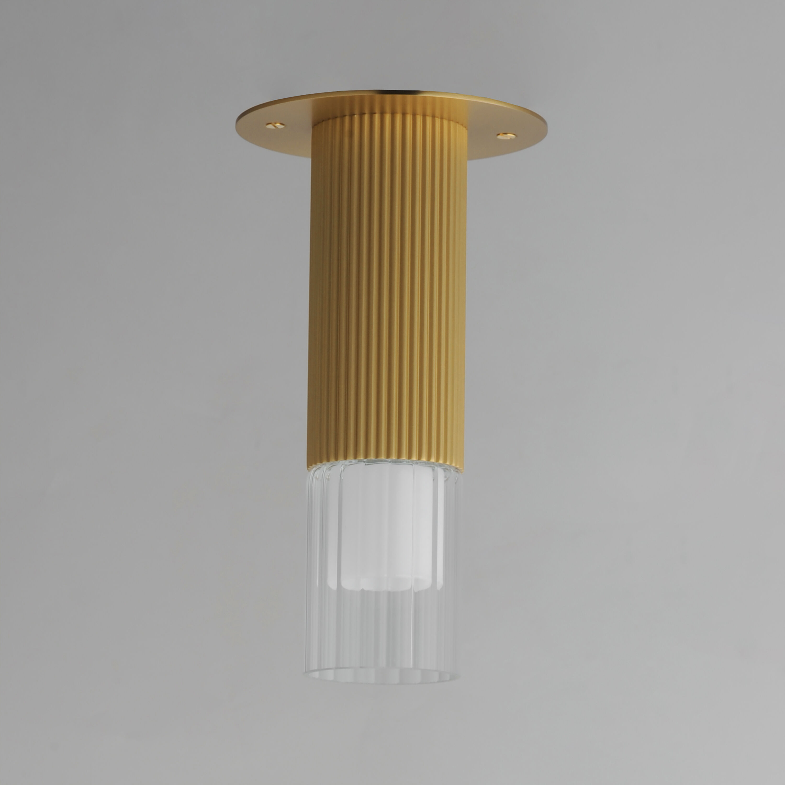 Reeds LED 2.5 inch Gold Flush Mount Ceiling Light