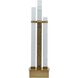Crystal 31.5 inch 3 watt Gold Table Lamp Portable Light