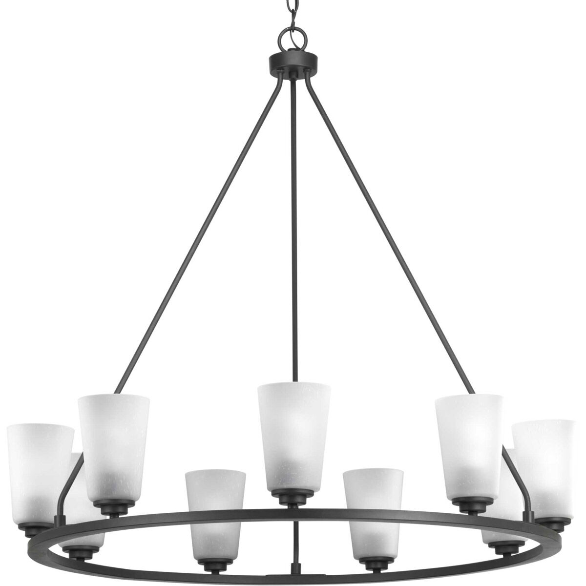 Debut 9 Light 36 inch Graphite Chandelier Ceiling Light, Design Series