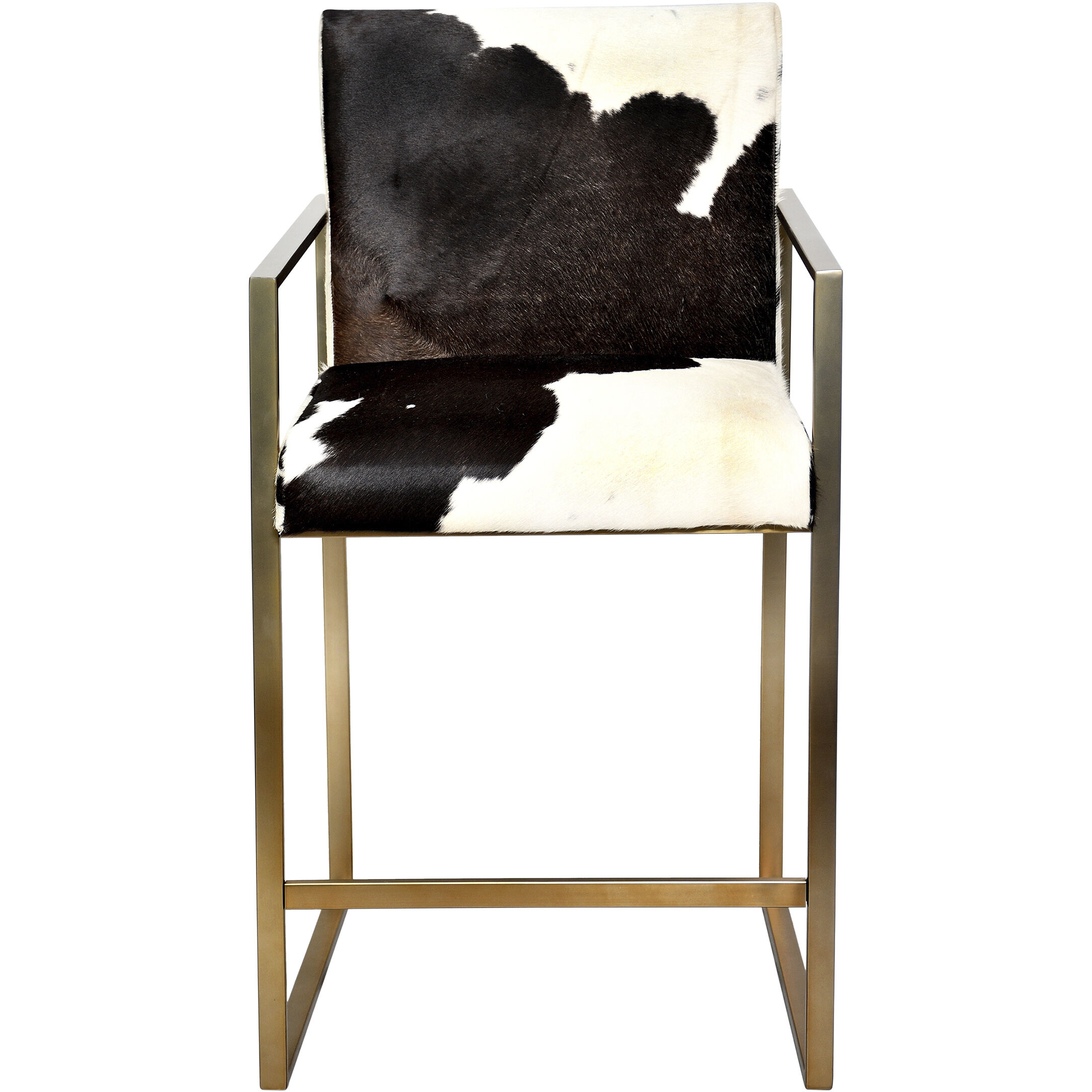 Canada 38 inch Gold with Black and White Counter Stool Chair