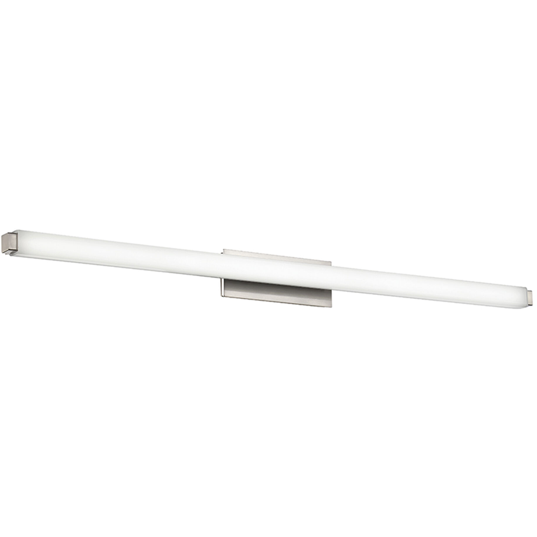 Mini Vogue LED 37.75 inch Brushed Nickel Bath Vanity & Wall Light in 3500K, 36in.