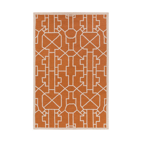 Marigold 114 X 90 inch Burnt Orange Indoor Area Rug, Rectangle