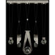 Aria 10 Light 43 inch Silver Pendant Ceiling Light