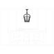 C&M by Chapman & Myers Charleston Pendant Ceiling Light in Midnight Black