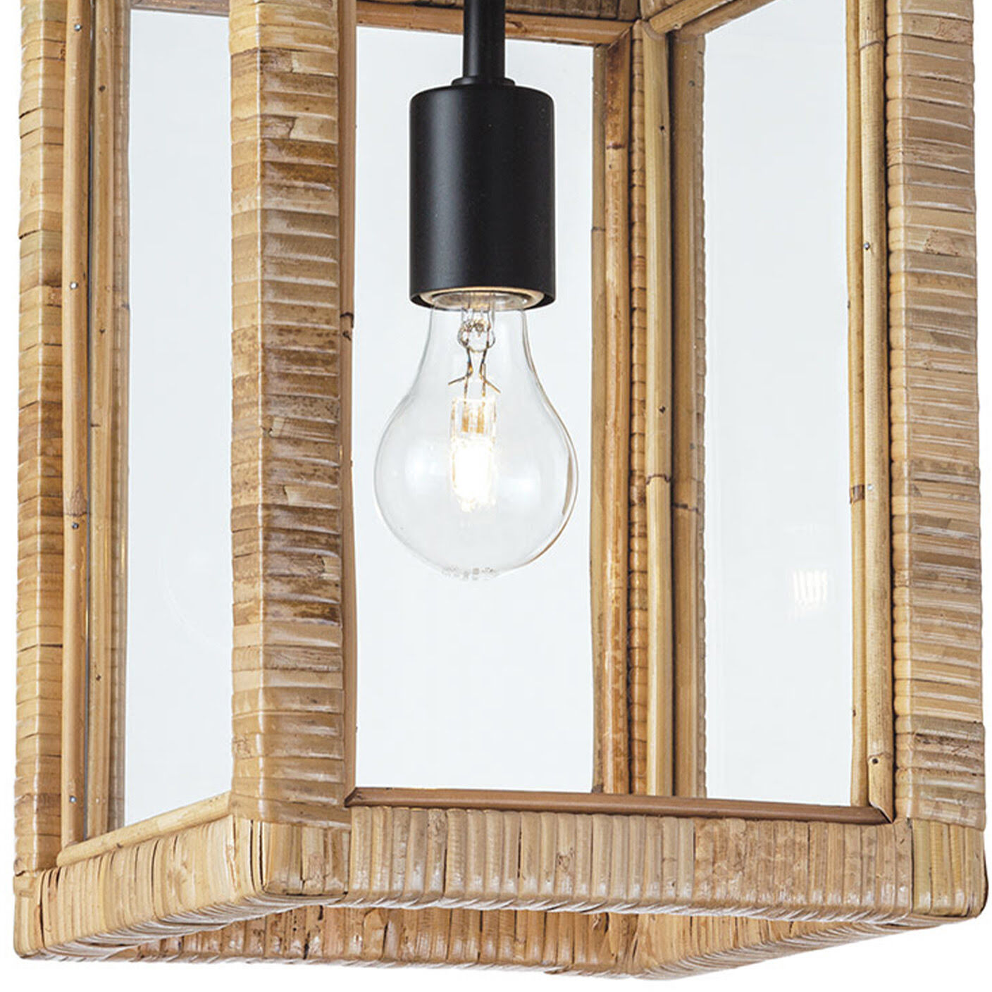 Newport 1 Light 8.5 inch Natural Ceiling Lantern Ceiling Light, Small