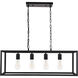 Resolute 4 Light 9.4 inch Black Pendant Ceiling Light