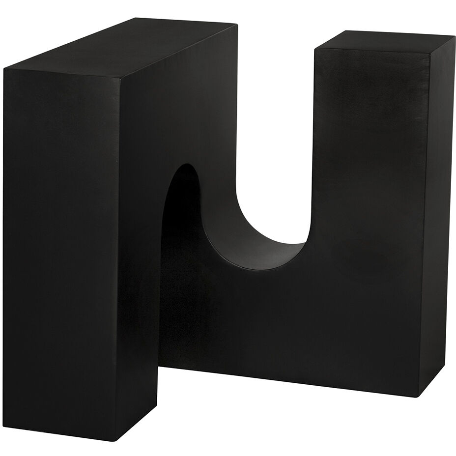 Leopold 24 X 24 inch Matte Black Side Table