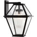 Terrace LED 24 inch Textured Black Outdoor Sconce in 3000K LED, Nested Lantern
