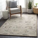 Caesar 96 X 96 inch Taupe/Charcoal/Light Beige/Black/Tan Handmade Rug in 8 Ft Square, Square