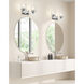 Jacqueline Vanity Wall Light in Chrome