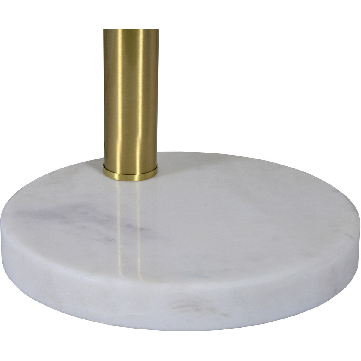 Dorset 83 inch 40 watt Satin Brass Floor Lamp Portable Light, Large