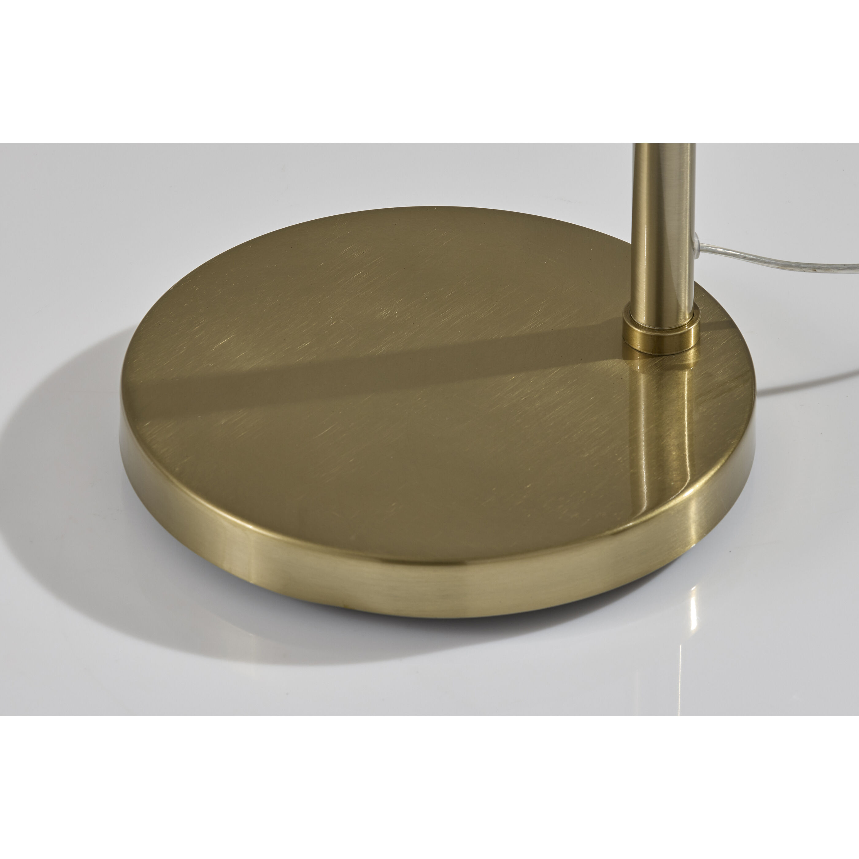 Thalia 58.5 inch 100.00 watt Antique Brass Floor Lamp Portable Light, Simplee Adesso