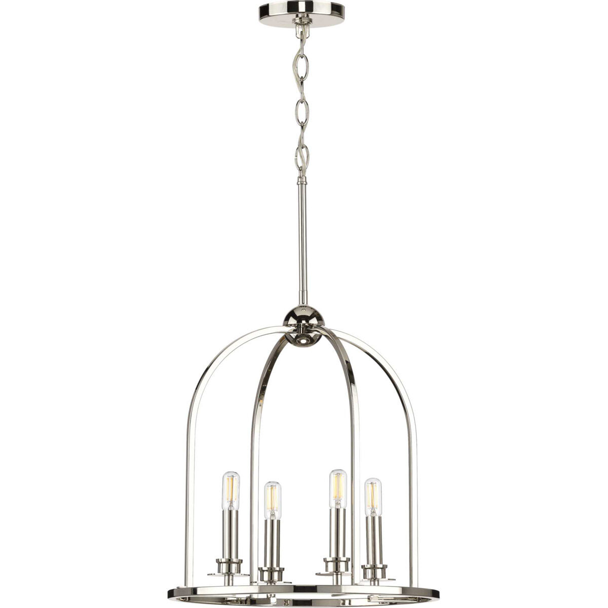 Seneca 4 Light 15 inch Polished Nickel Pendant Ceiling Light