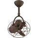 Atlas Diane 13 inch Textured Bronze Ceiling Fan, Atlas