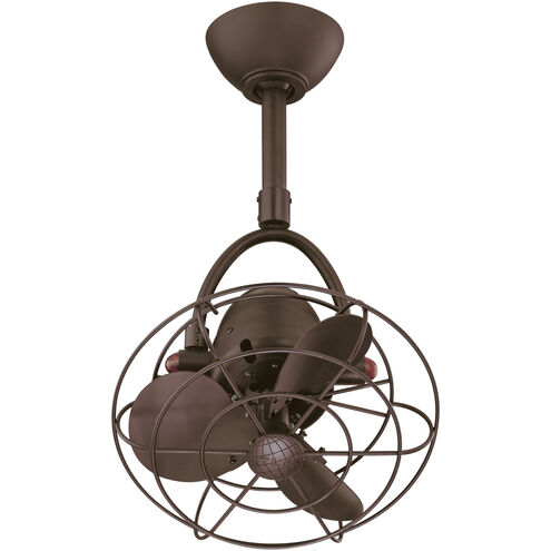 Atlas Diane 13 inch Textured Bronze Ceiling Fan, Atlas