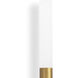 Wick Hilo 2 Light 4.5 inch Natural Brass Wall Sconce Wall Light