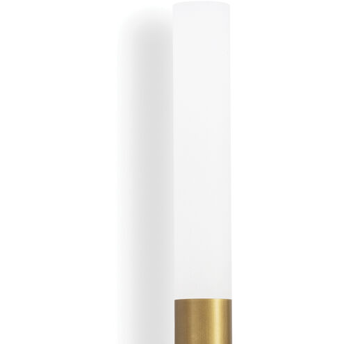 Wick Hilo 2 Light 4.5 inch Natural Brass Wall Sconce Wall Light