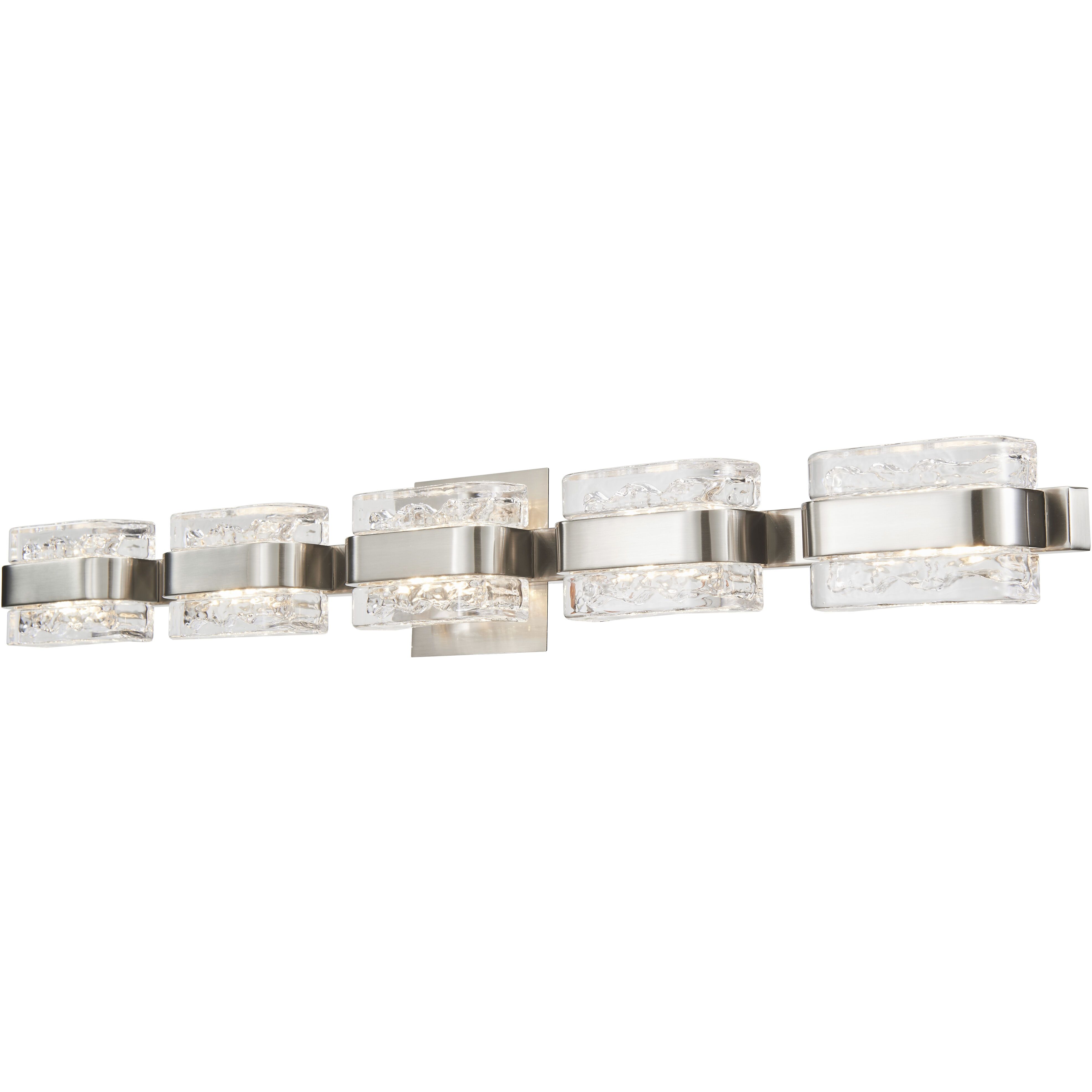 JoJo LED 32 inch Brushed Nickel Bath Vanity Light Wall Light