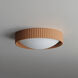 Souffle LED 13.75 inch Terra Cotta Flush Mount Ceiling Light