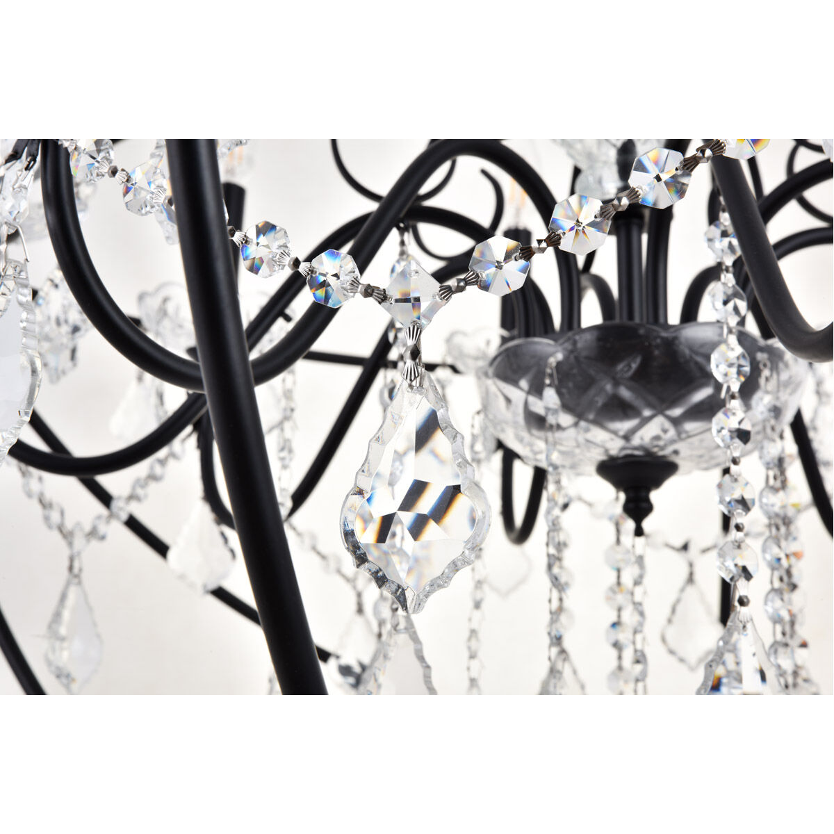 Cordelia 8 Light 32 inch black Pendant Ceiling Light